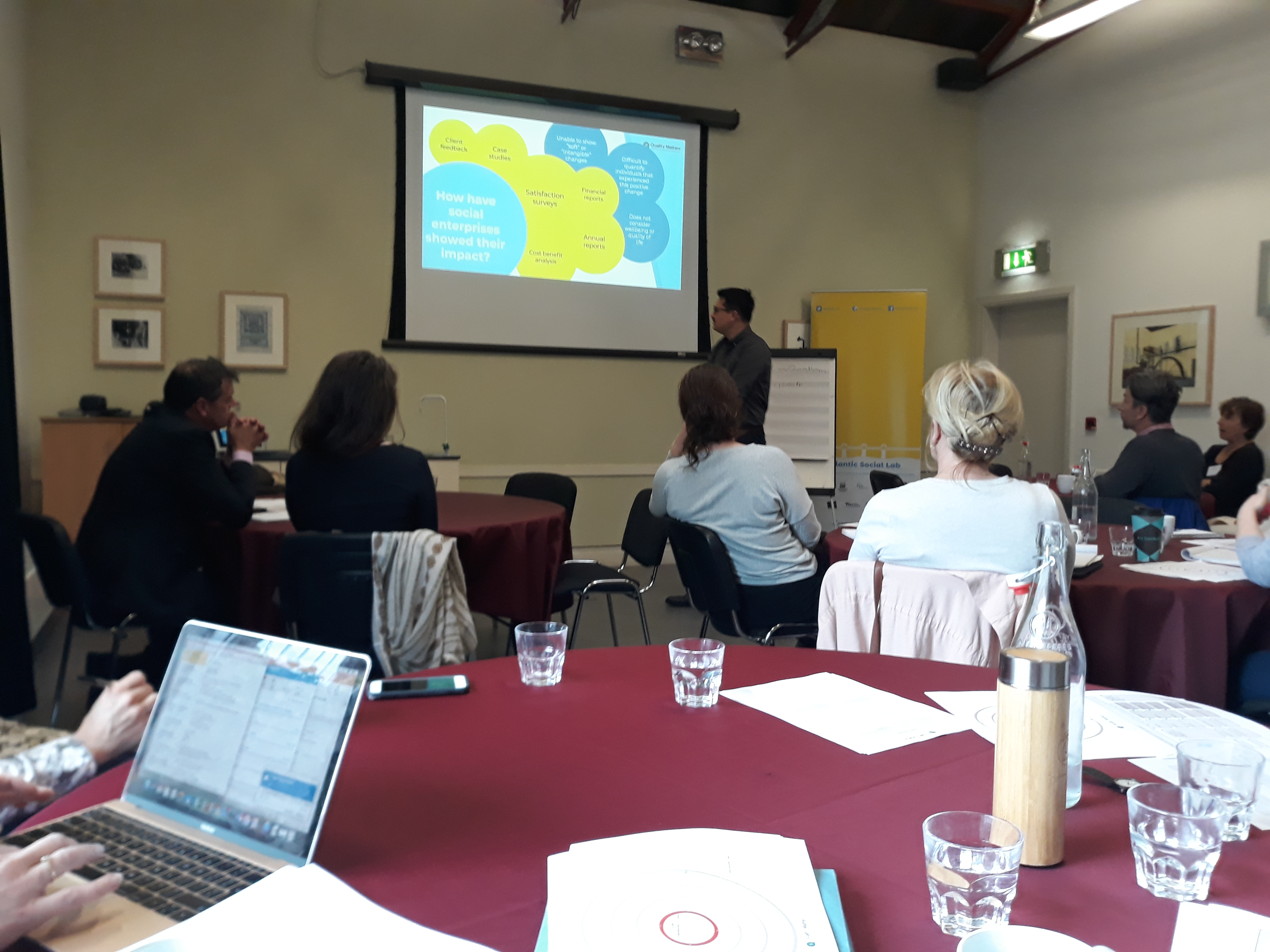 The Atlantic Social Lab project held a Measuring Social Impact Workshop for Social Enterprises in the Lifetime Lab in Cork on the 29th May 2019.